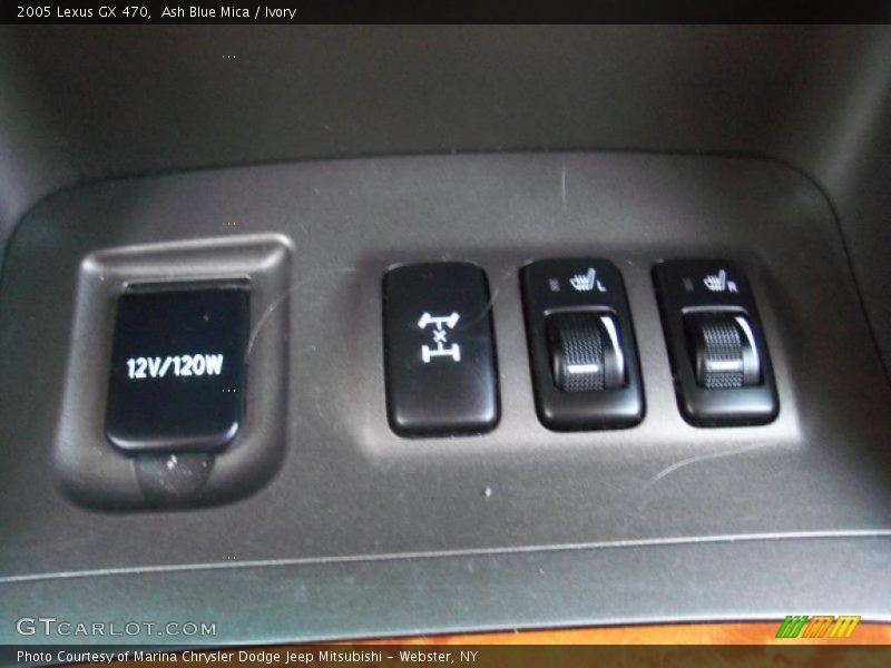 Ash Blue Mica / Ivory 2005 Lexus GX 470