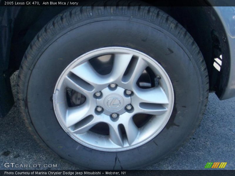 Ash Blue Mica / Ivory 2005 Lexus GX 470