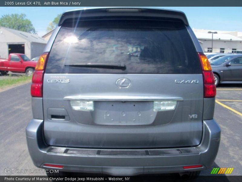 Ash Blue Mica / Ivory 2005 Lexus GX 470