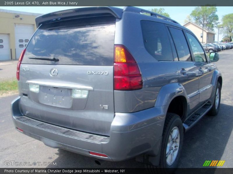 Ash Blue Mica / Ivory 2005 Lexus GX 470