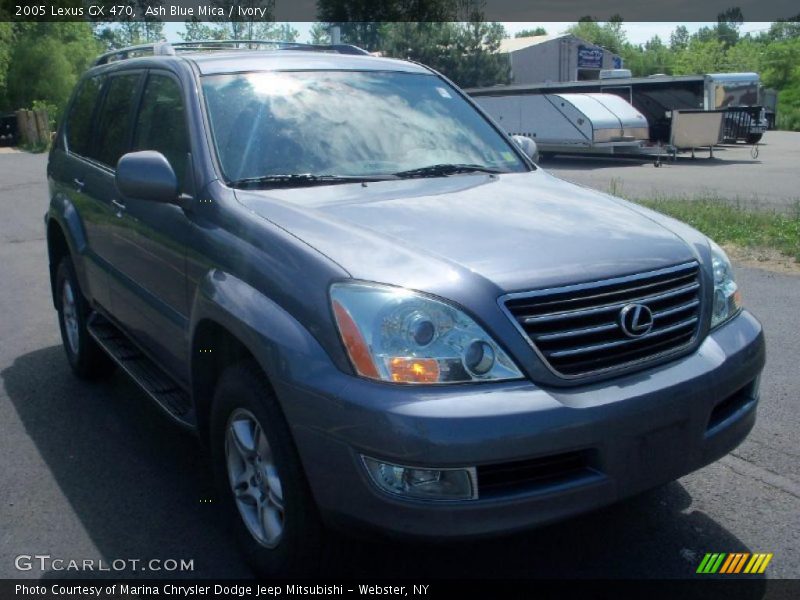 Ash Blue Mica / Ivory 2005 Lexus GX 470