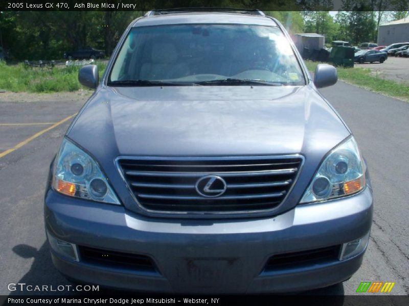 Ash Blue Mica / Ivory 2005 Lexus GX 470