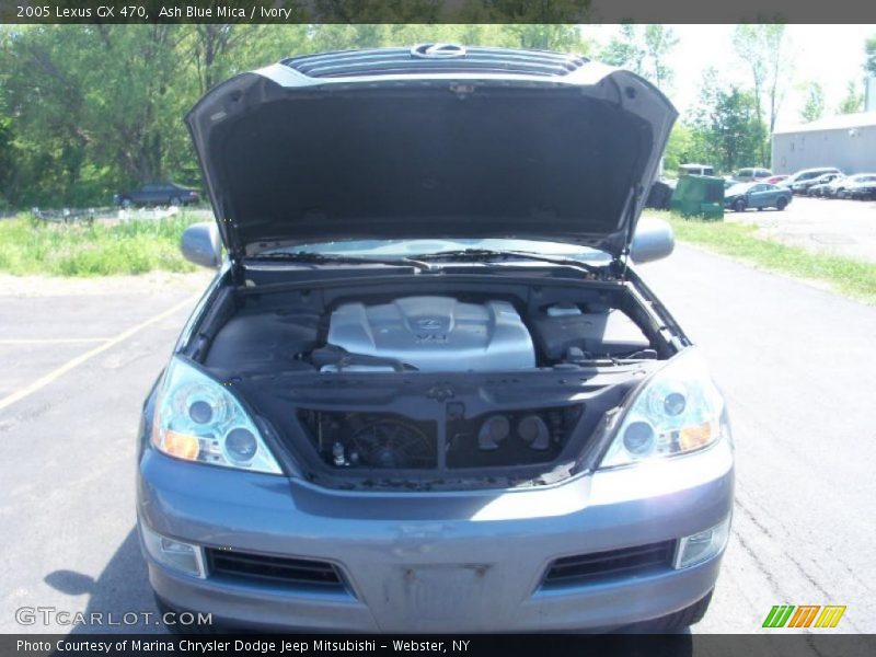Ash Blue Mica / Ivory 2005 Lexus GX 470