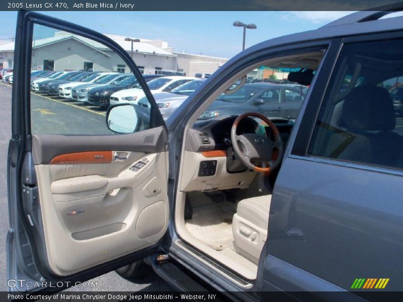 Ash Blue Mica / Ivory 2005 Lexus GX 470