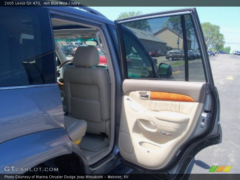 Ash Blue Mica / Ivory 2005 Lexus GX 470
