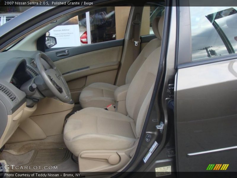 Polished Granite / Beige 2007 Nissan Sentra 2.0 S
