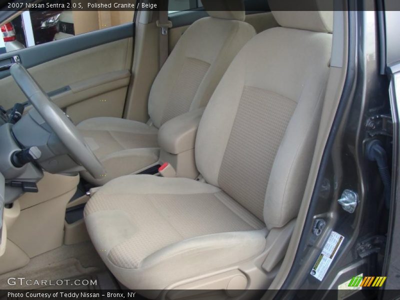 Polished Granite / Beige 2007 Nissan Sentra 2.0 S
