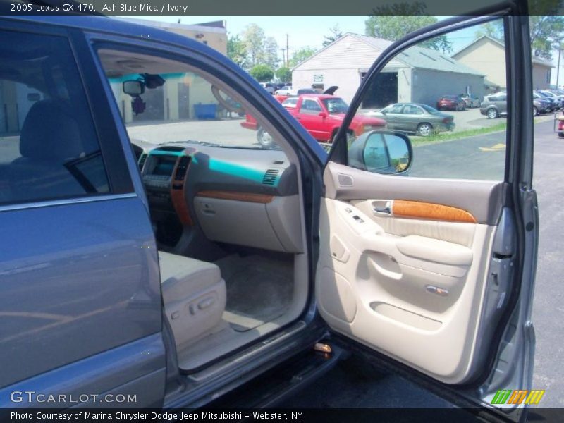 Ash Blue Mica / Ivory 2005 Lexus GX 470