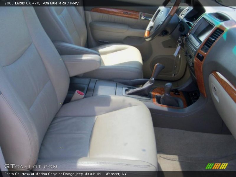 Ash Blue Mica / Ivory 2005 Lexus GX 470