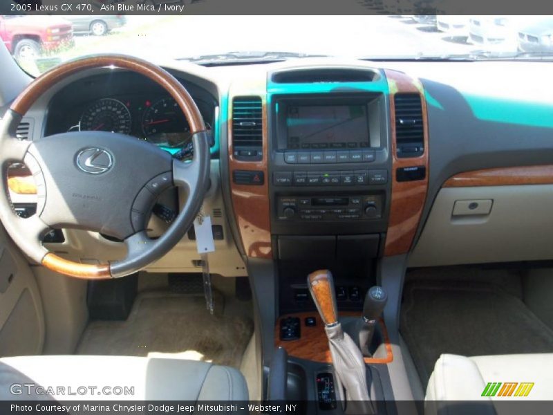 Ash Blue Mica / Ivory 2005 Lexus GX 470