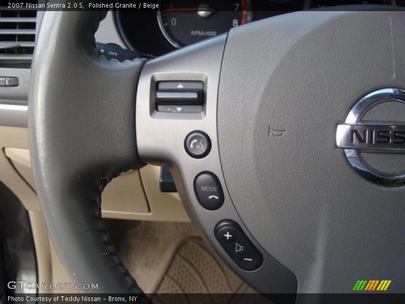 Polished Granite / Beige 2007 Nissan Sentra 2.0 S