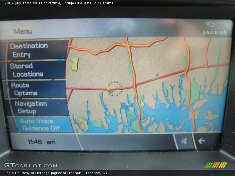 Indigo Blue Metallic / Caramel 2007 Jaguar XK XK8 Convertible