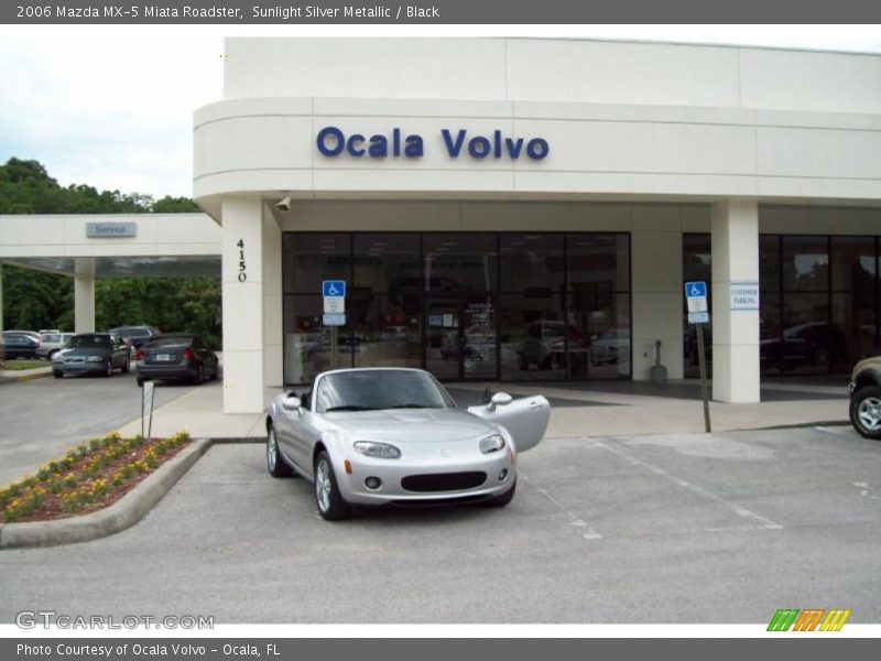 Sunlight Silver Metallic / Black 2006 Mazda MX-5 Miata Roadster