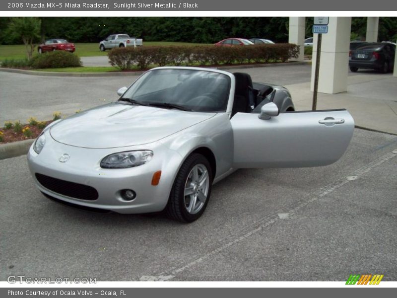 Sunlight Silver Metallic / Black 2006 Mazda MX-5 Miata Roadster