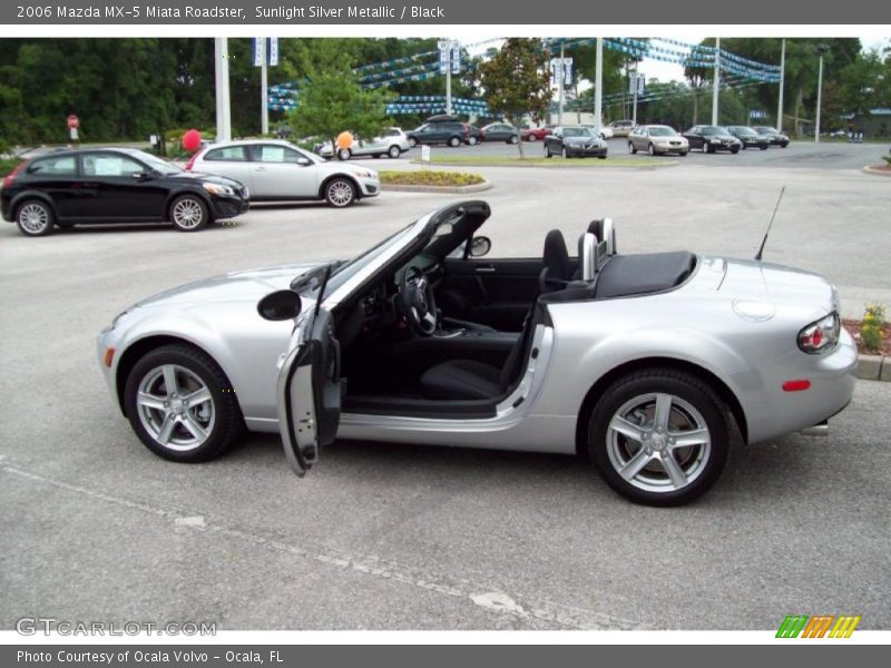 Sunlight Silver Metallic / Black 2006 Mazda MX-5 Miata Roadster