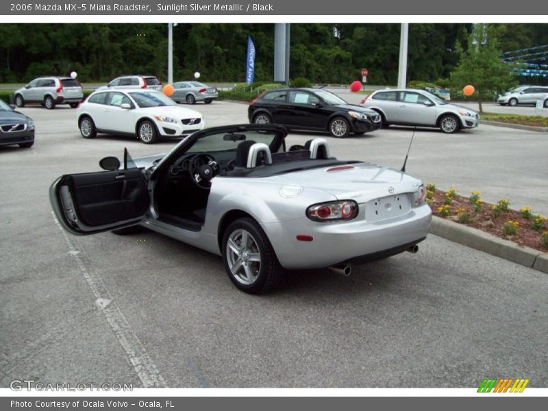 Sunlight Silver Metallic / Black 2006 Mazda MX-5 Miata Roadster