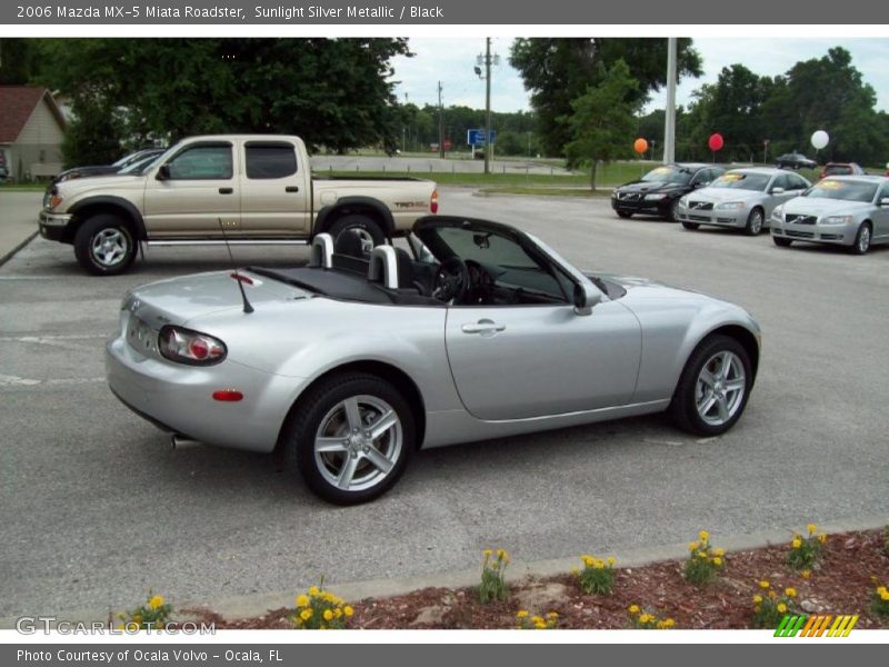 Sunlight Silver Metallic / Black 2006 Mazda MX-5 Miata Roadster