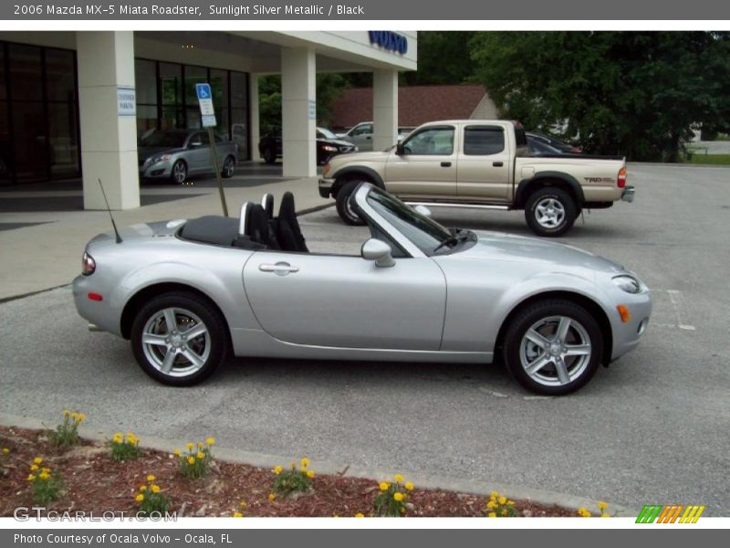 Sunlight Silver Metallic / Black 2006 Mazda MX-5 Miata Roadster