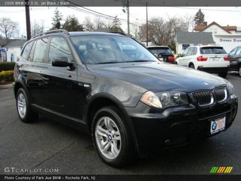 Jet Black / Black 2006 BMW X3 3.0i