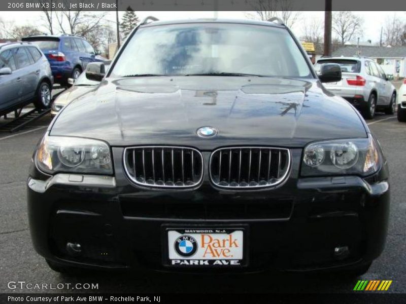 Jet Black / Black 2006 BMW X3 3.0i