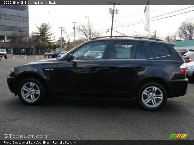 Jet Black / Black 2006 BMW X3 3.0i