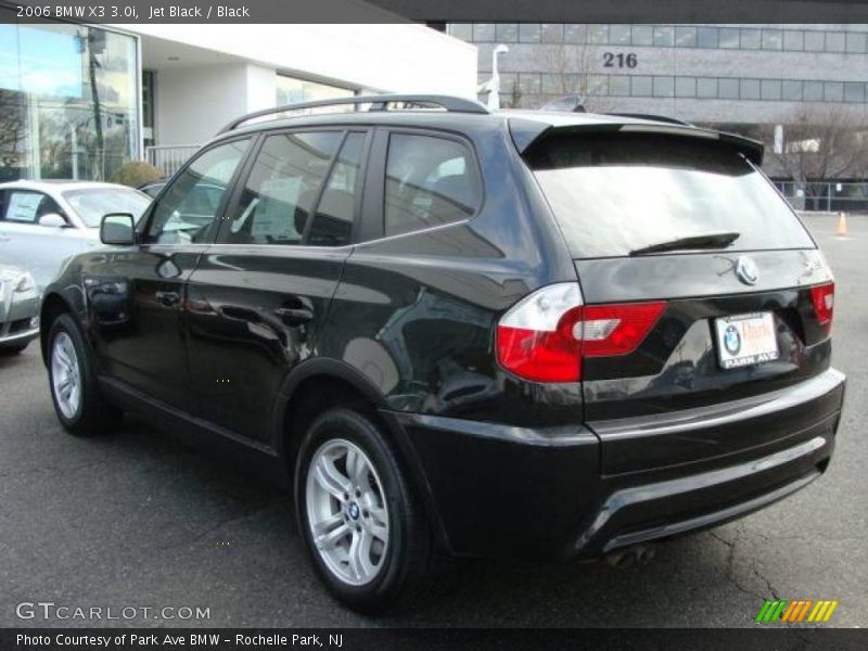 Jet Black / Black 2006 BMW X3 3.0i