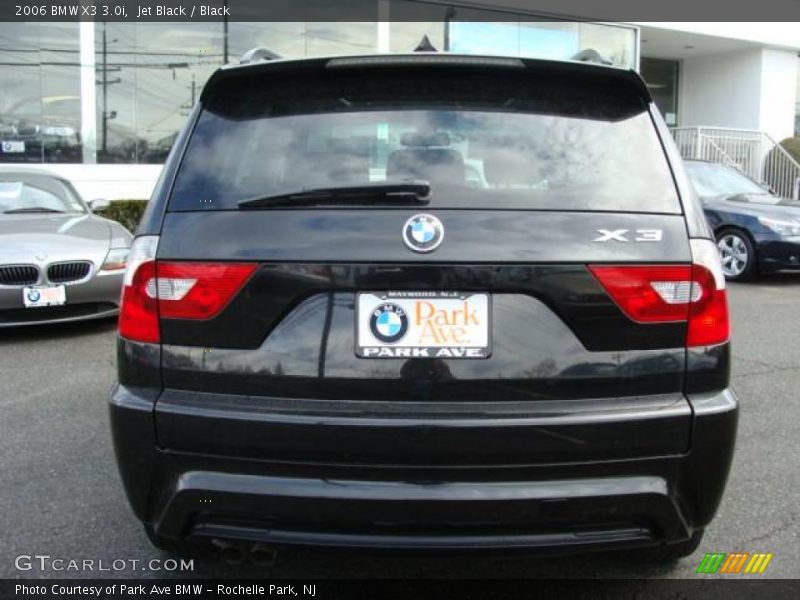 Jet Black / Black 2006 BMW X3 3.0i