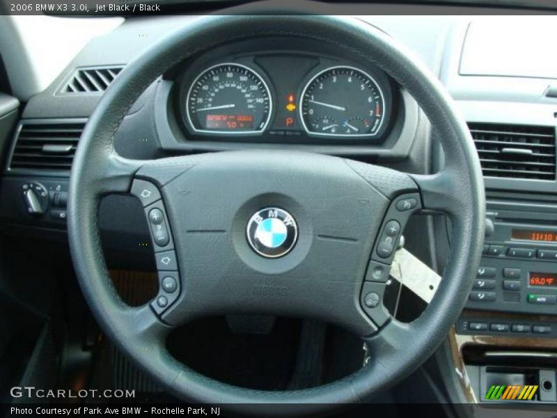 Jet Black / Black 2006 BMW X3 3.0i