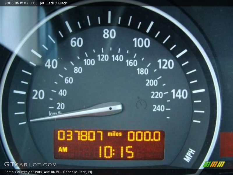 Jet Black / Black 2006 BMW X3 3.0i
