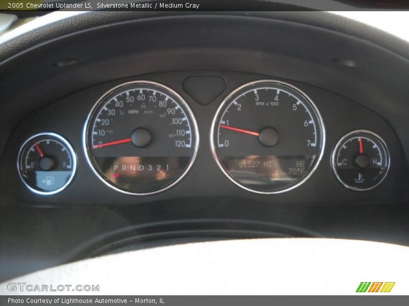Silverstone Metallic / Medium Gray 2005 Chevrolet Uplander LS