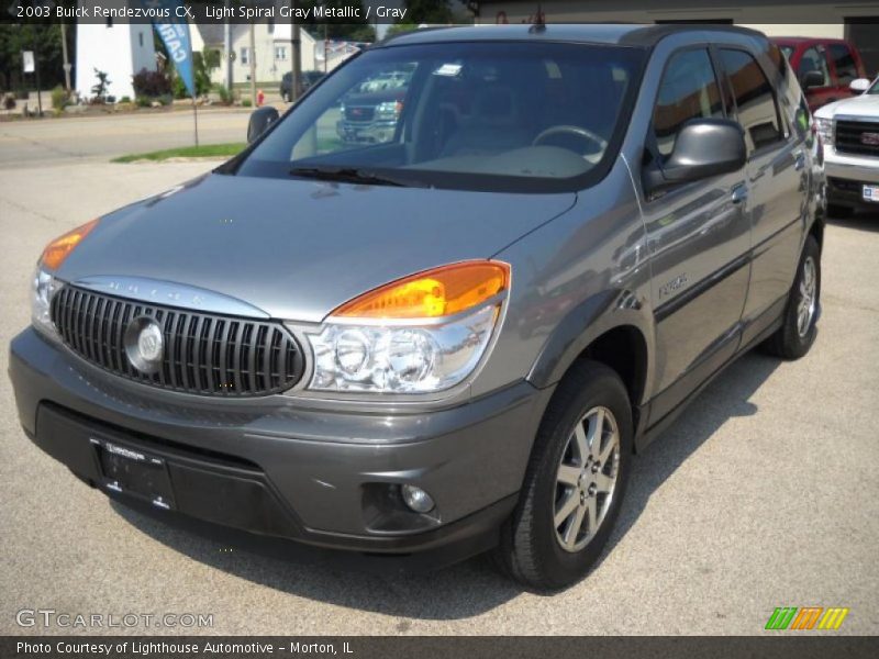 Light Spiral Gray Metallic / Gray 2003 Buick Rendezvous CX