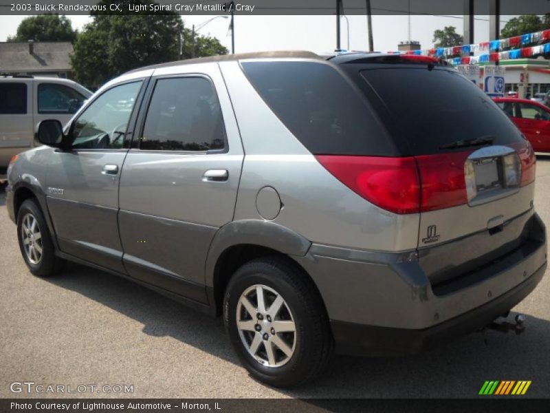 Light Spiral Gray Metallic / Gray 2003 Buick Rendezvous CX