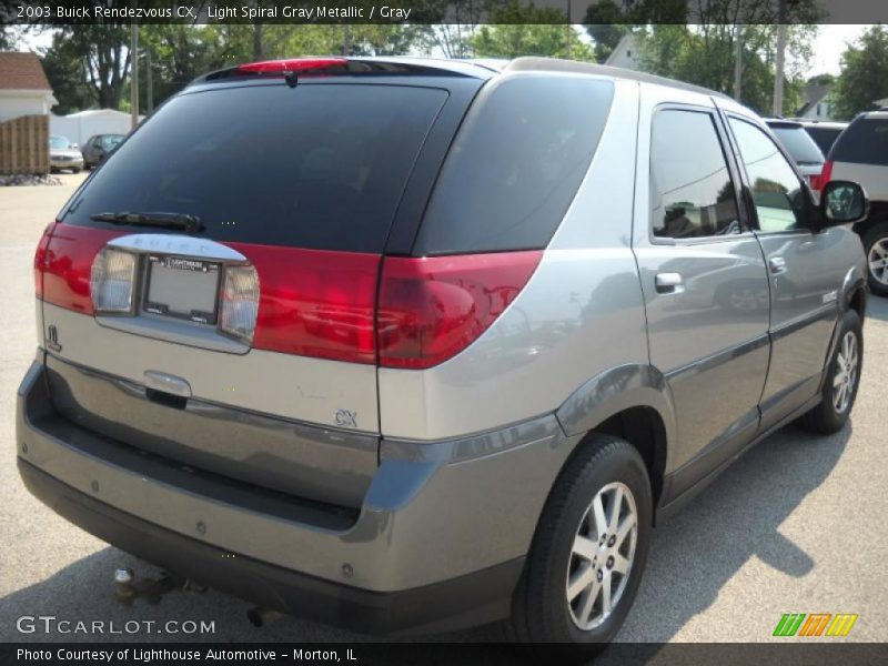 Light Spiral Gray Metallic / Gray 2003 Buick Rendezvous CX