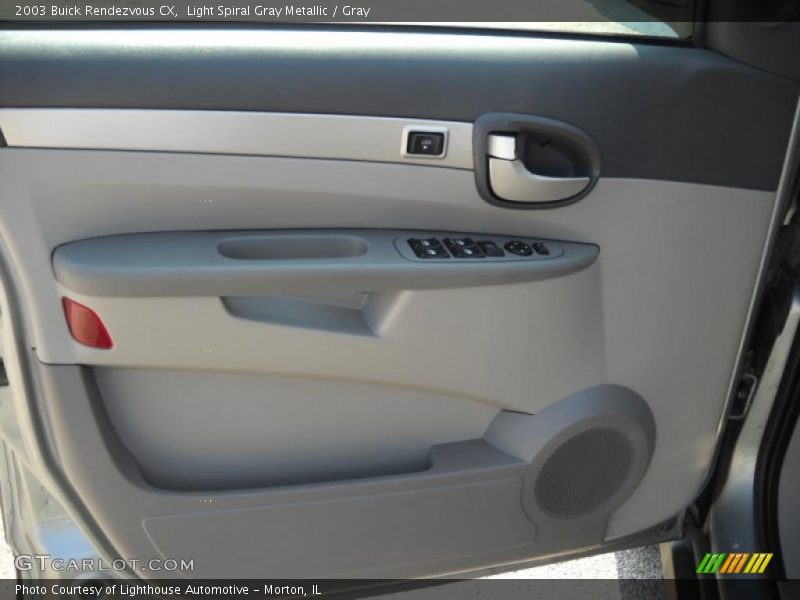 Light Spiral Gray Metallic / Gray 2003 Buick Rendezvous CX
