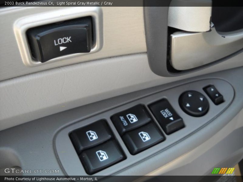 Light Spiral Gray Metallic / Gray 2003 Buick Rendezvous CX