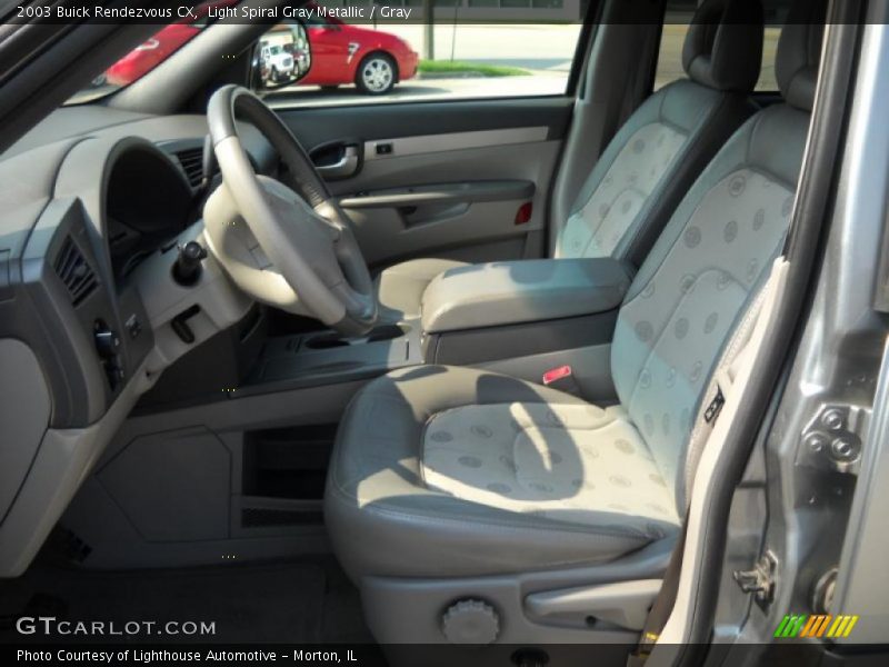 Light Spiral Gray Metallic / Gray 2003 Buick Rendezvous CX