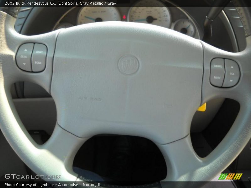 Light Spiral Gray Metallic / Gray 2003 Buick Rendezvous CX