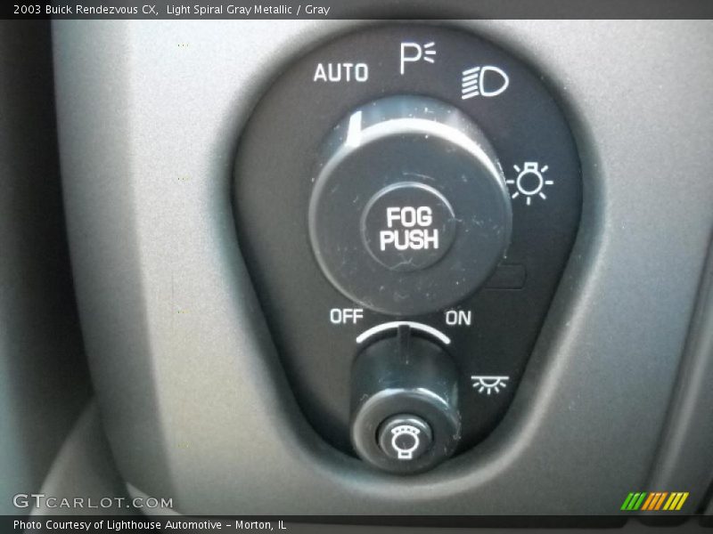 Light Spiral Gray Metallic / Gray 2003 Buick Rendezvous CX