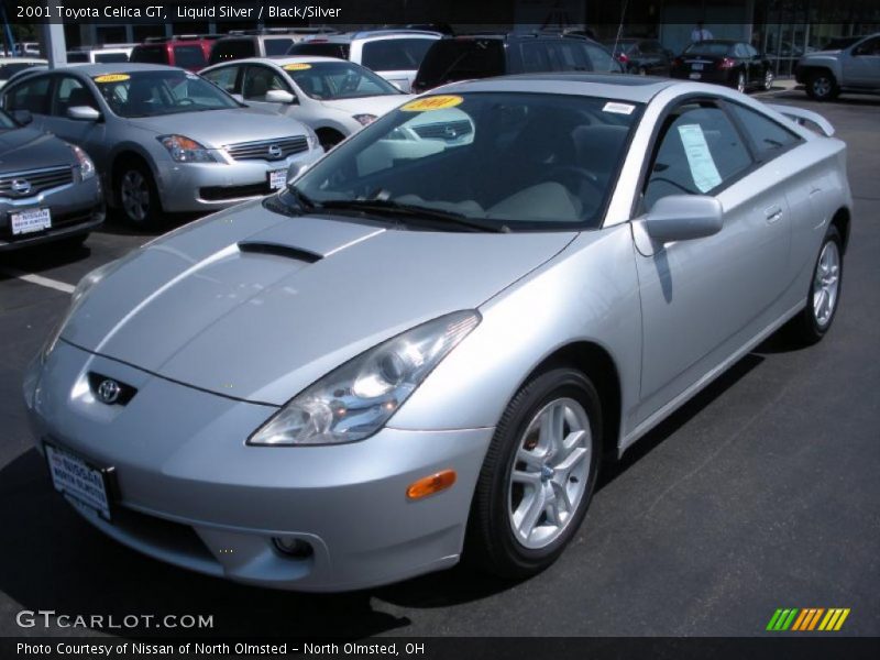 Liquid Silver / Black/Silver 2001 Toyota Celica GT