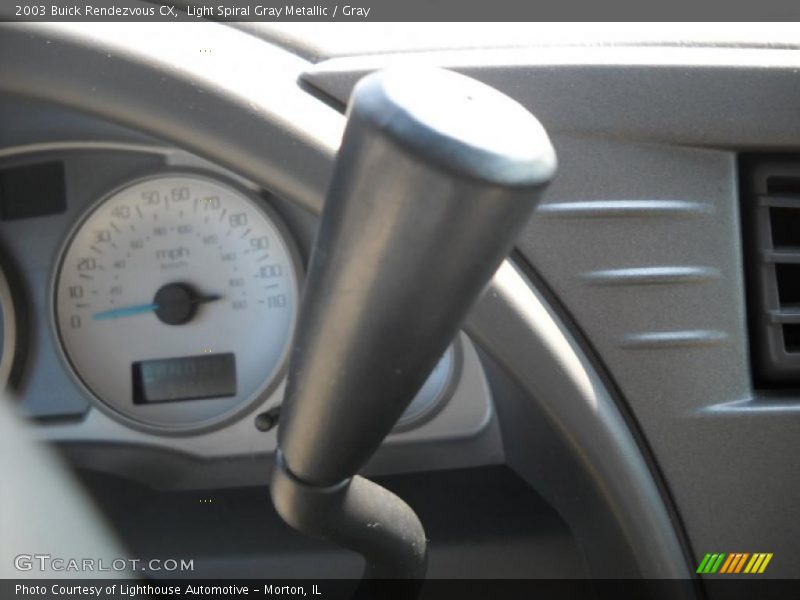 Light Spiral Gray Metallic / Gray 2003 Buick Rendezvous CX