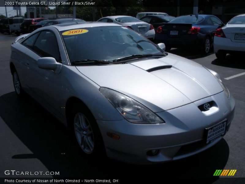 Liquid Silver / Black/Silver 2001 Toyota Celica GT