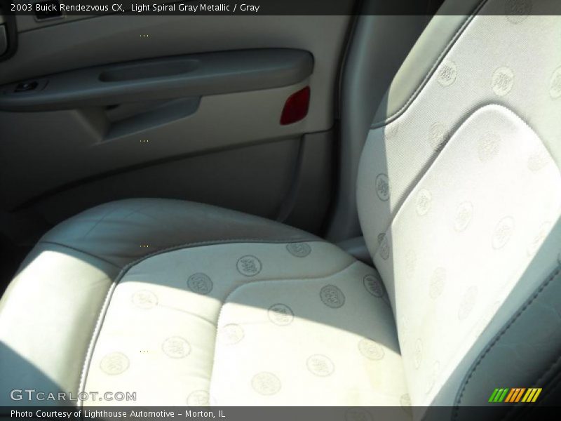 Light Spiral Gray Metallic / Gray 2003 Buick Rendezvous CX