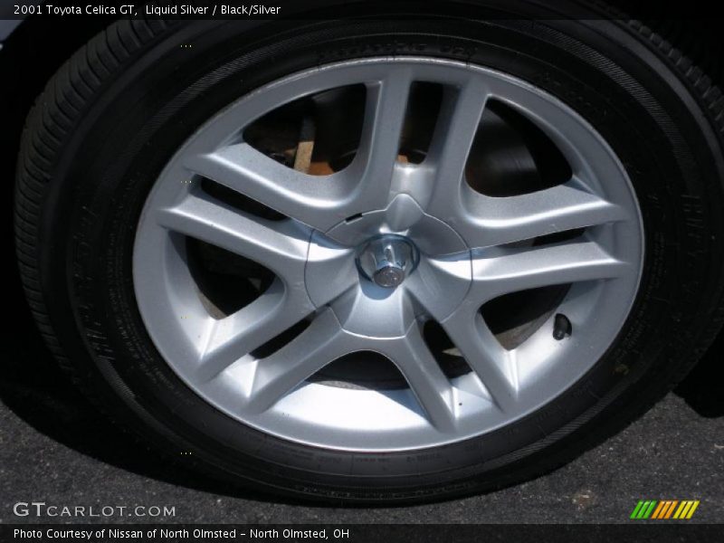 Liquid Silver / Black/Silver 2001 Toyota Celica GT
