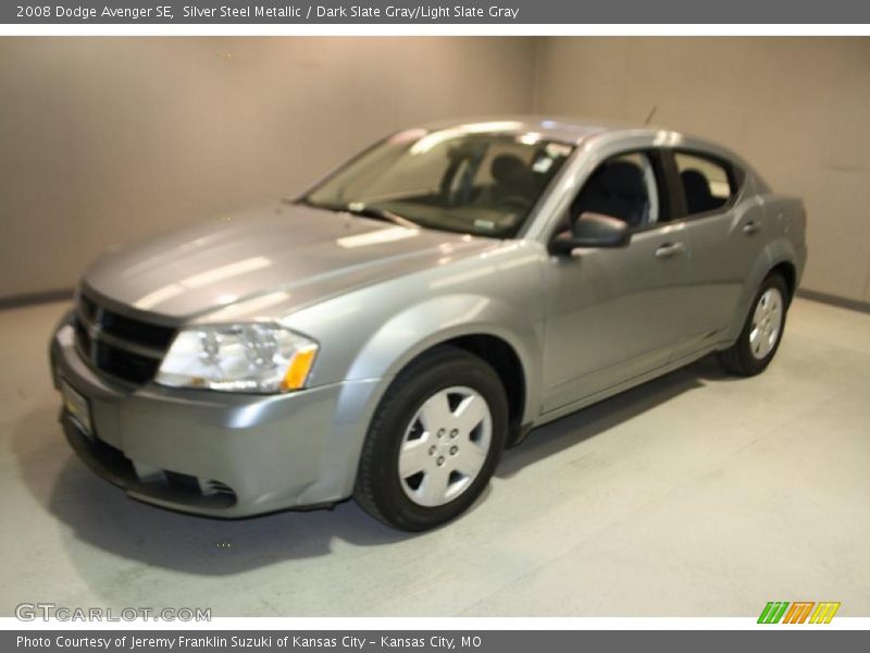 Silver Steel Metallic / Dark Slate Gray/Light Slate Gray 2008 Dodge Avenger SE