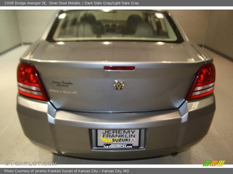 Silver Steel Metallic / Dark Slate Gray/Light Slate Gray 2008 Dodge Avenger SE