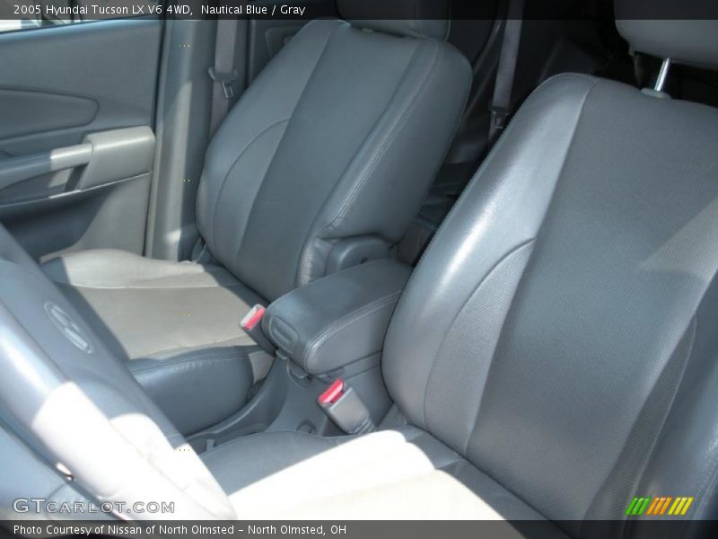 Nautical Blue / Gray 2005 Hyundai Tucson LX V6 4WD