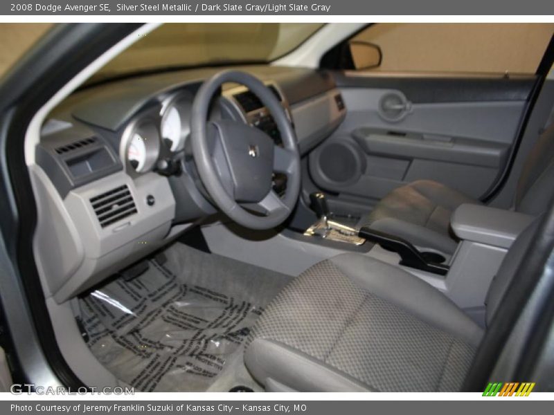 Silver Steel Metallic / Dark Slate Gray/Light Slate Gray 2008 Dodge Avenger SE