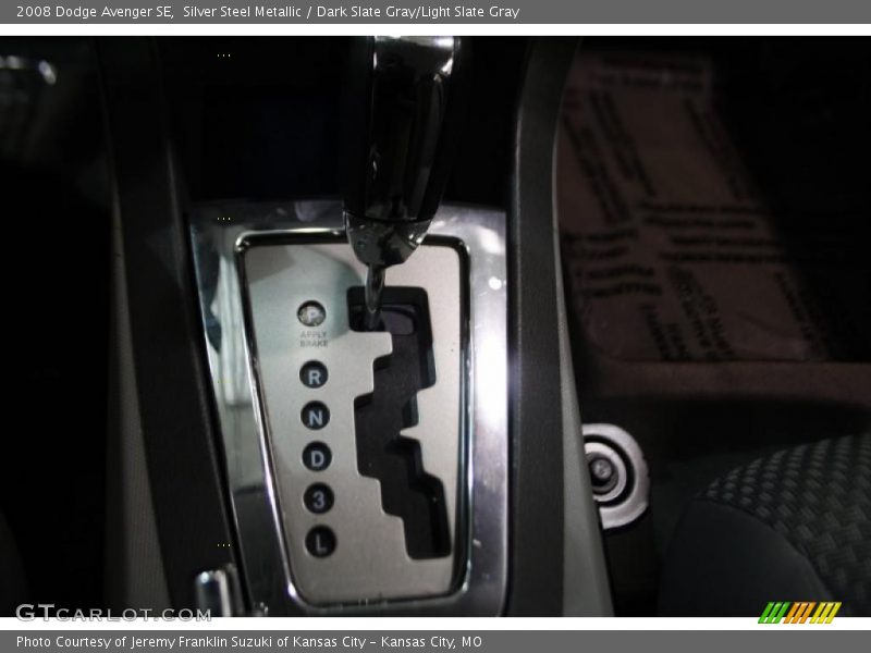 Silver Steel Metallic / Dark Slate Gray/Light Slate Gray 2008 Dodge Avenger SE
