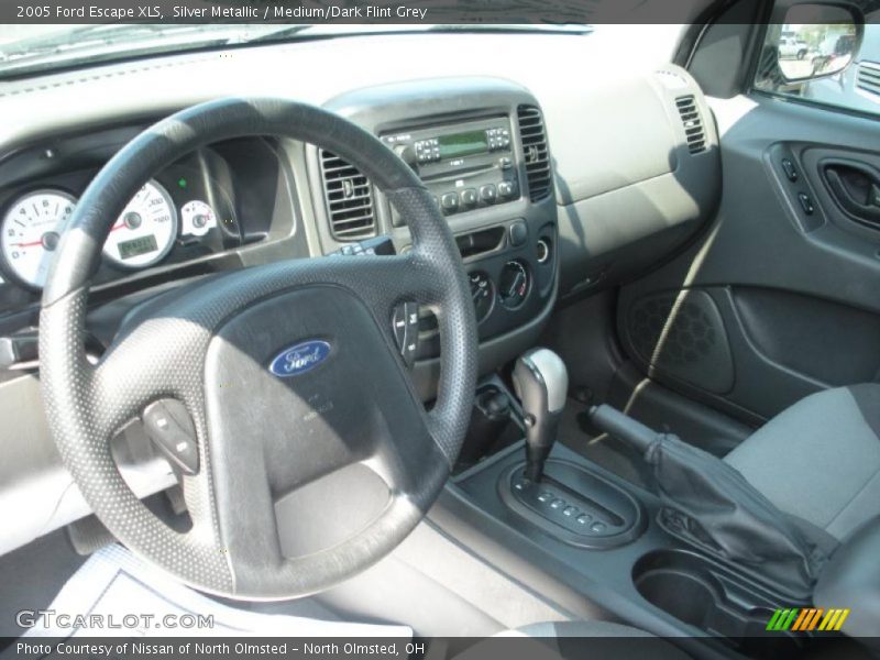 Silver Metallic / Medium/Dark Flint Grey 2005 Ford Escape XLS