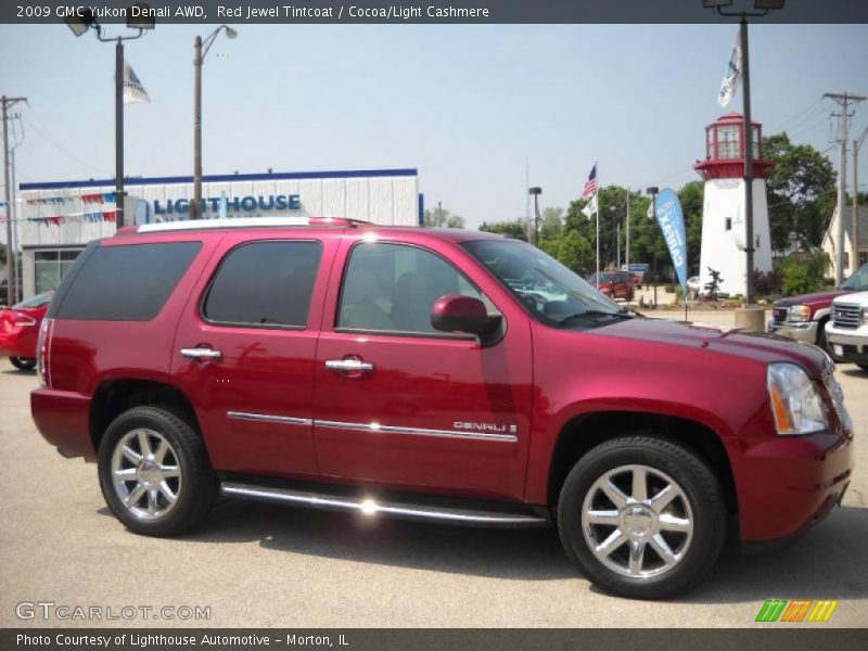 Red Jewel Tintcoat / Cocoa/Light Cashmere 2009 GMC Yukon Denali AWD